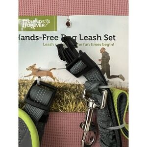 Dog Leash Set Hands Free Reflective Jogging Running Hiking Walking Training